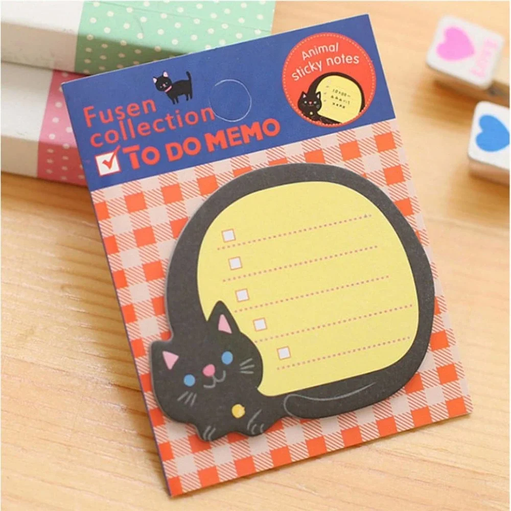 Set of 8 Kawaii Animal Sticky Notes~~NIP